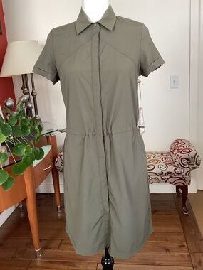 Indyeva Kilim UPF 50+ Stretch, Moisture Management   Shirtdress, Sz.XS